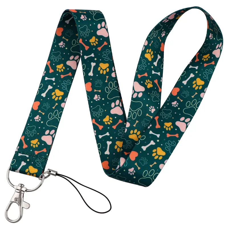 Paws and Bones Lanyard