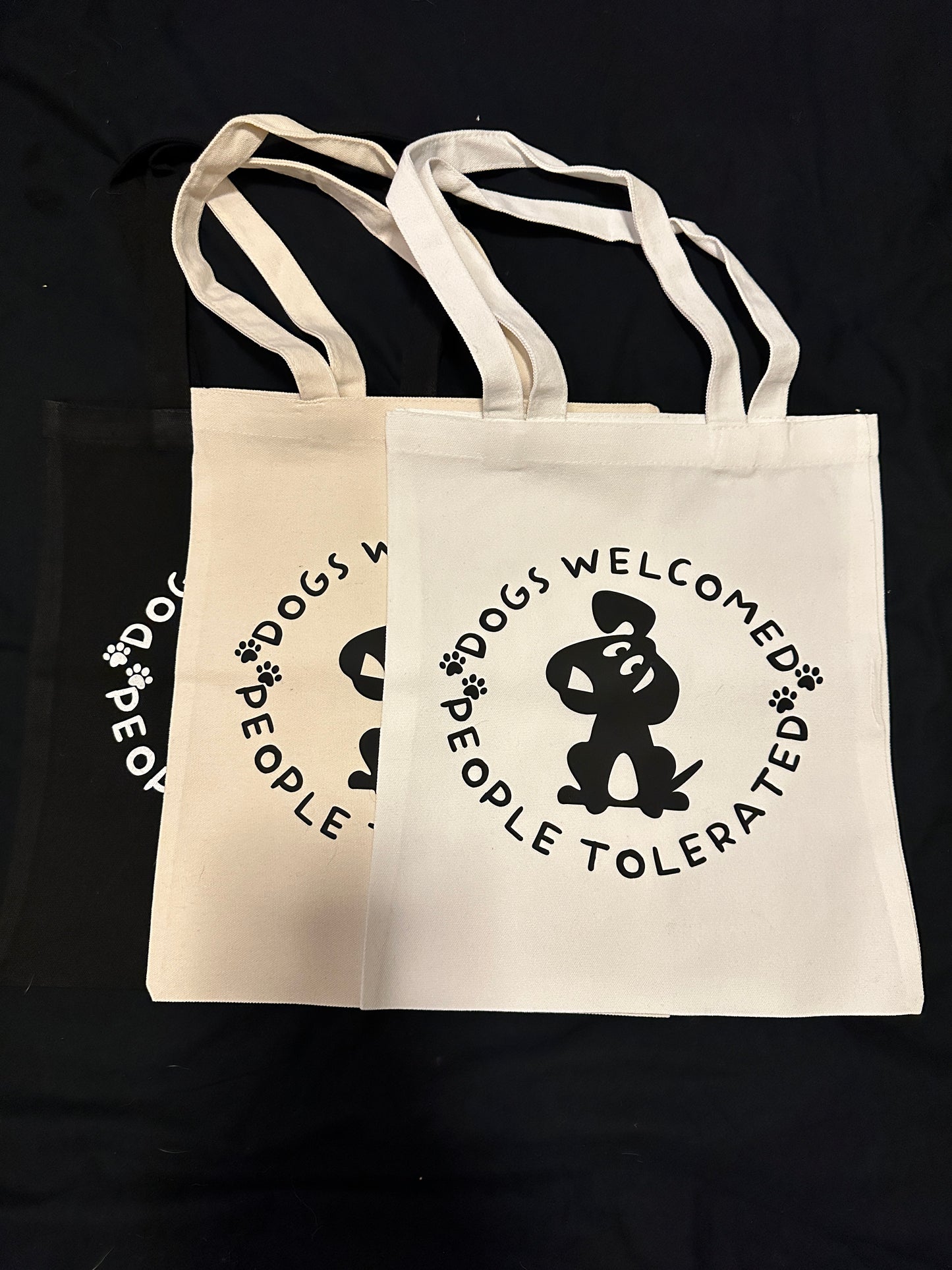 Dogs Welcomed Tote Bag