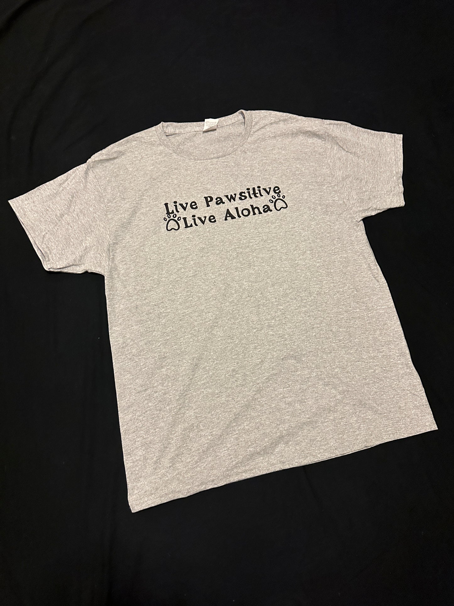 Live Pawsitive (Steel) T-Shirt