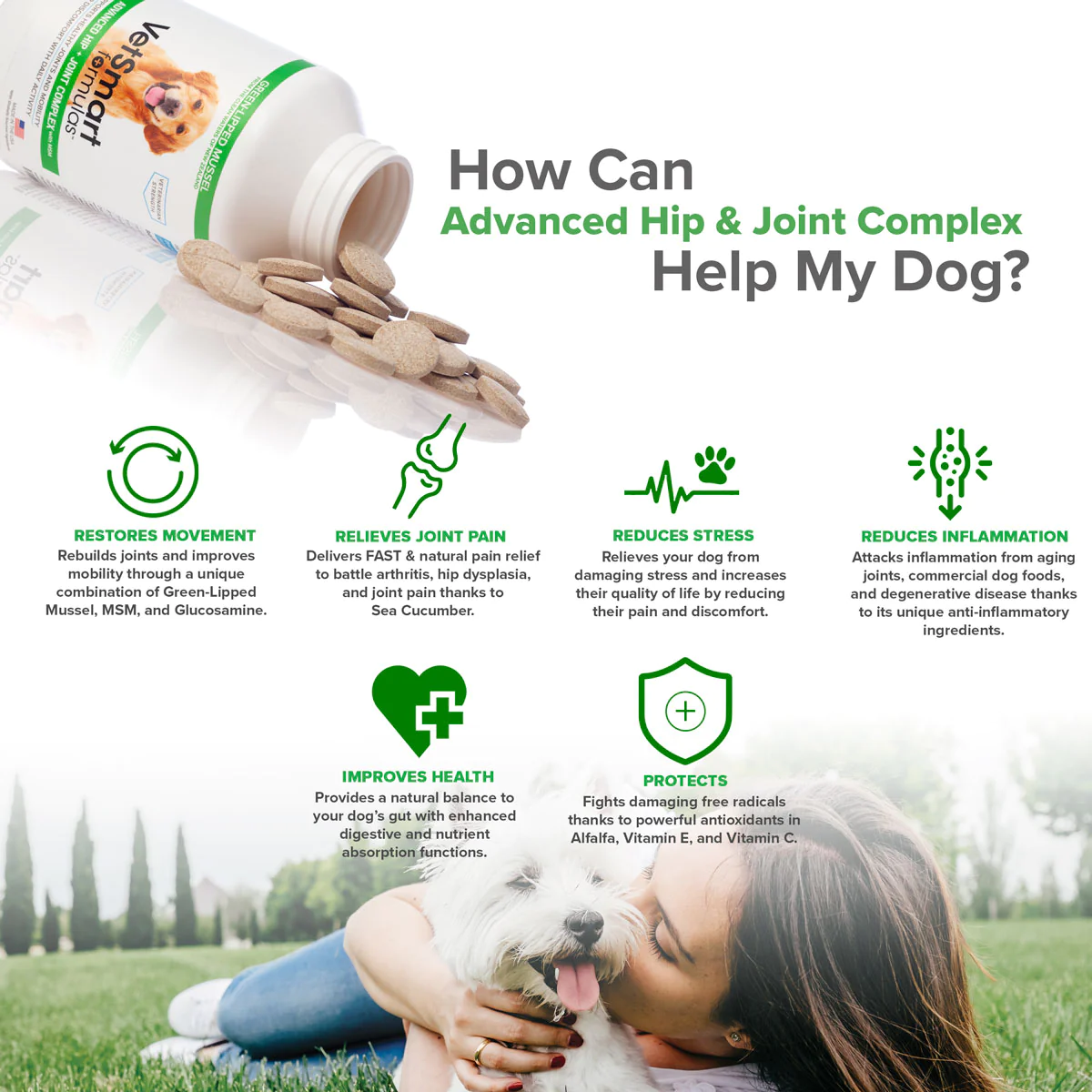 Combination: Critical Immune, Advance Hip & Joint, Oral Care