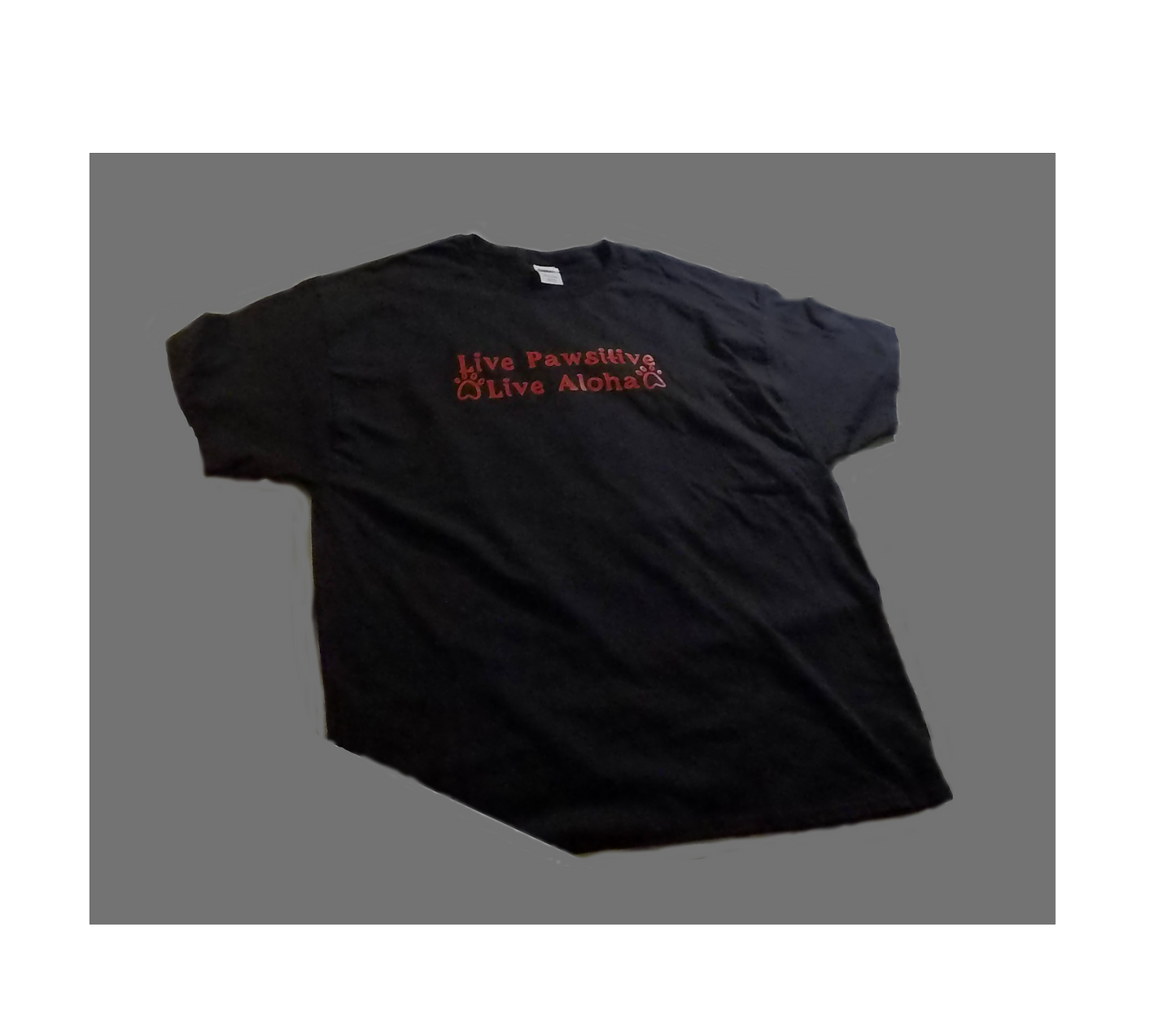 Live Pawsitive (Black) T-shirt