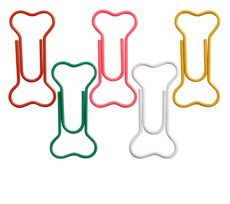 Dog & Bone Shaped Paperclips