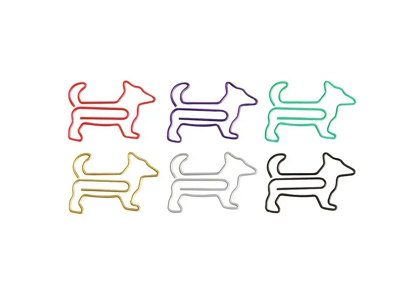 Dog & Bone Shaped Paperclips