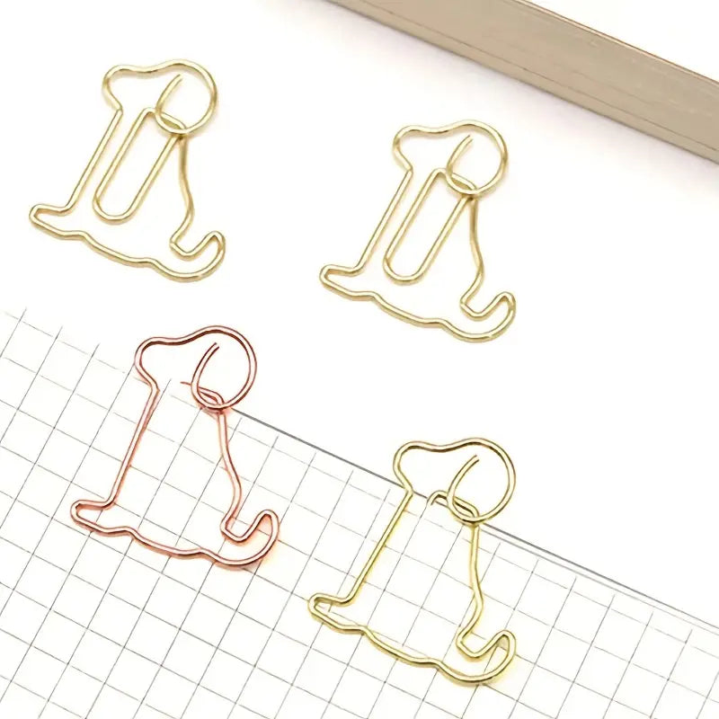 Dog-shaped Paper Clips