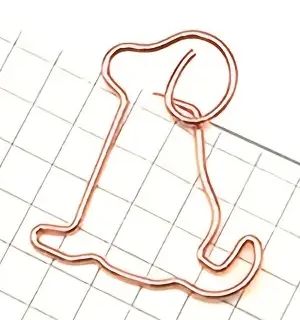 Dog-shaped Paper Clips