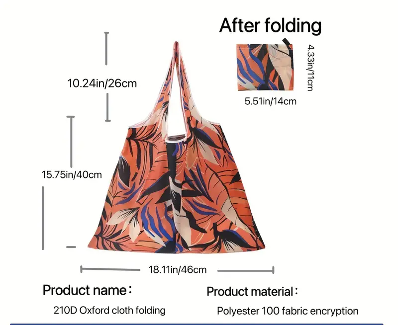 Eco-friendly Foldable Reusable Bag