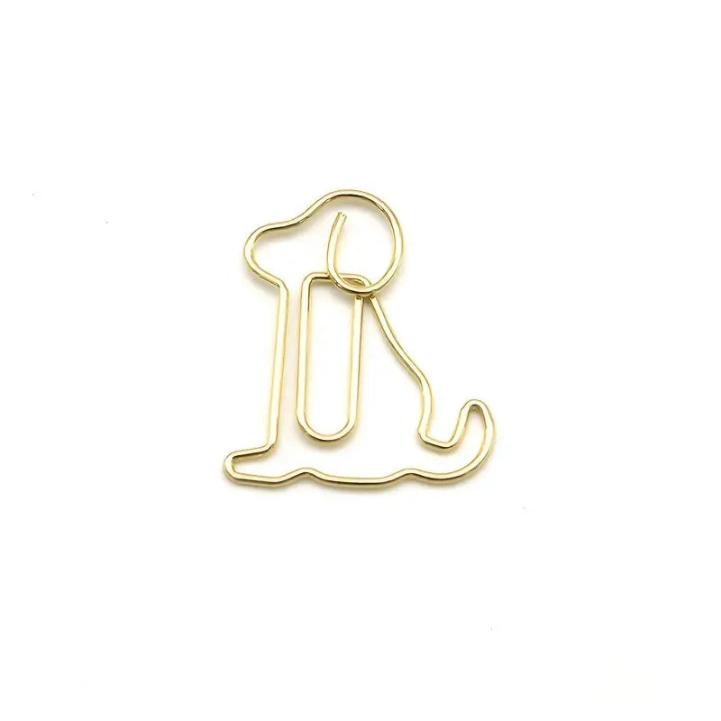 Dog-shaped Paper Clips