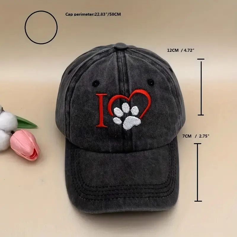 Heart Paw Embroidery