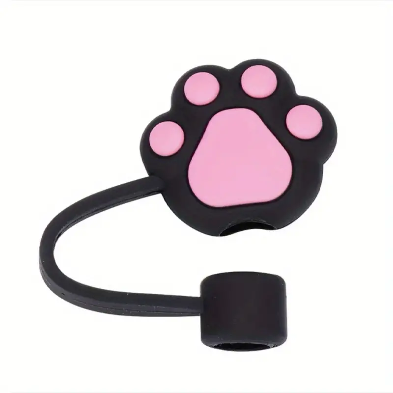 Silicon Paw Reusable Straw Cover