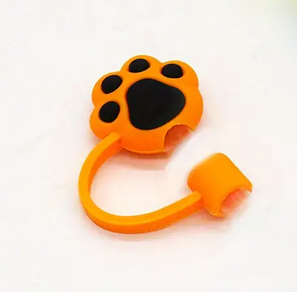 Silicon Paw Reusable Straw Cover